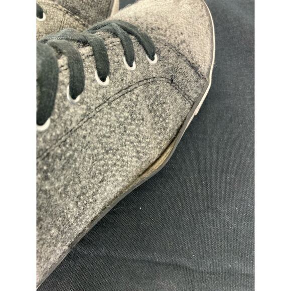 Woolrich Men's Low Top Sneakers Gray Ombre Wool Lace Up Shoes Size 11 - Picture 11 of 13